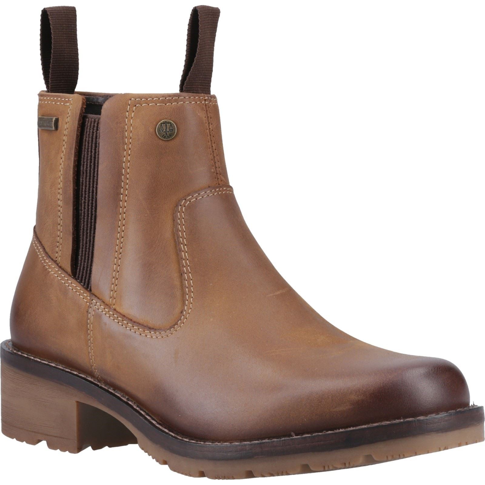 Hunter Skye Dealer Boot Leather Women's Dark Tan Boots