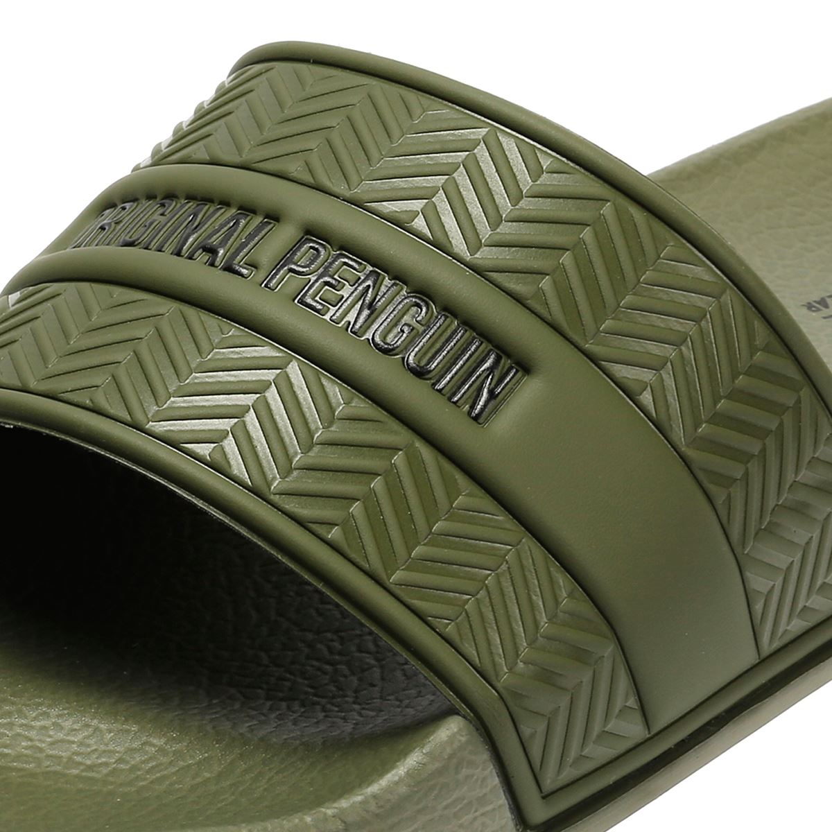 Penguin Paradise Men's Khaki Slides