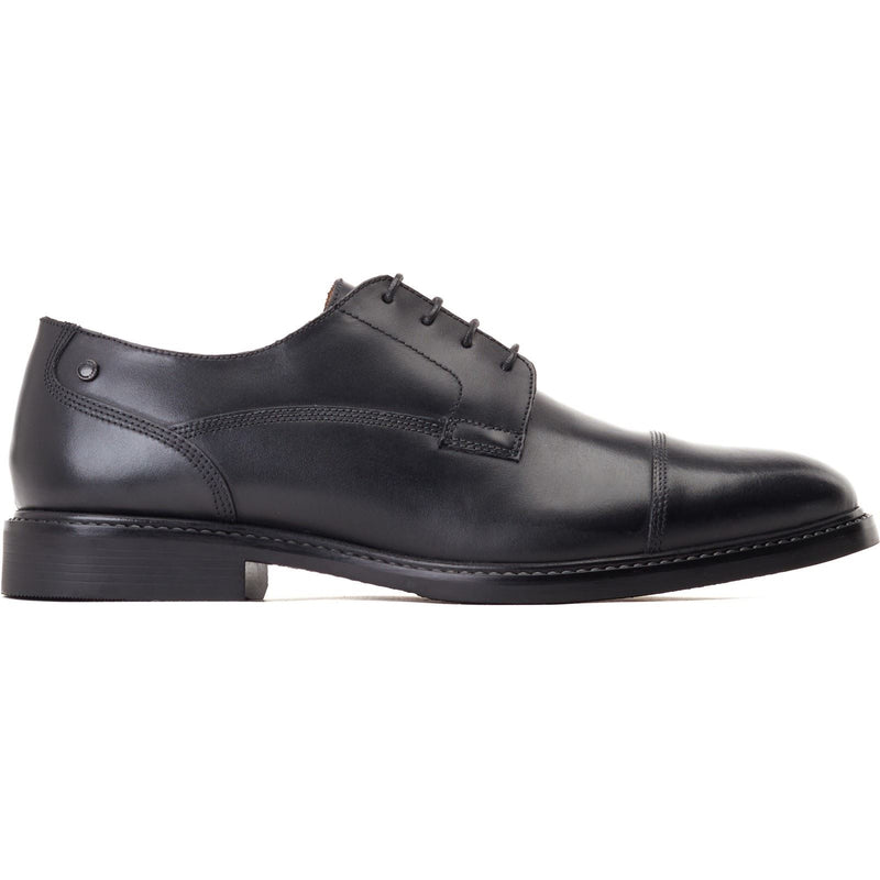 Base London Magnus Leather Men's Black Oxford Shoes