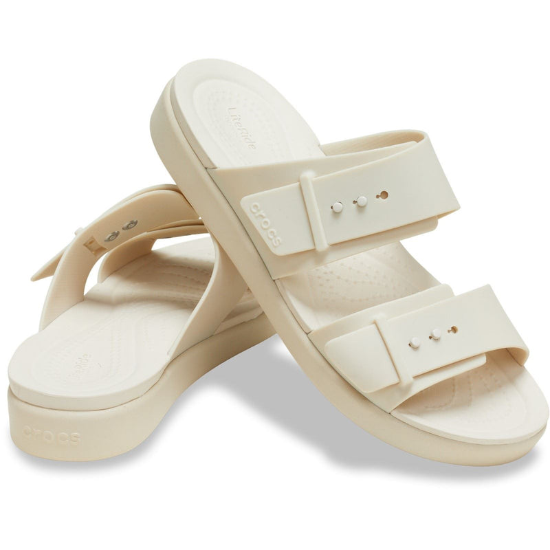 Crocs Brooklyn Buckle Women's Sandstone Sandals