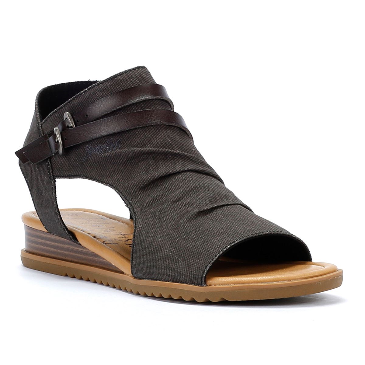 Blowfish Malibu Butterfly Women's Black Denim Sandals