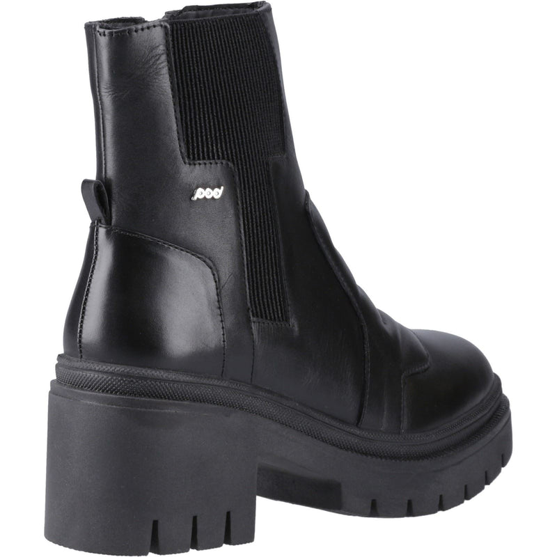Pod Lillian Leather Women's Black Boots