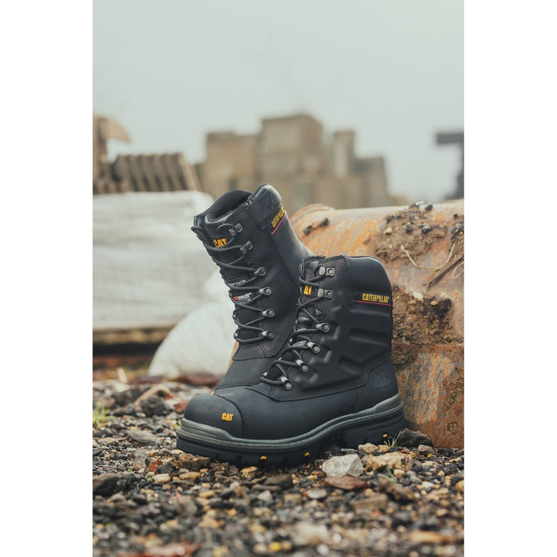 Caterpillar Premier Leather Black Safety Boots