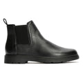 Geox Spherica EC1 C Tumble Leather Men's Black Boots