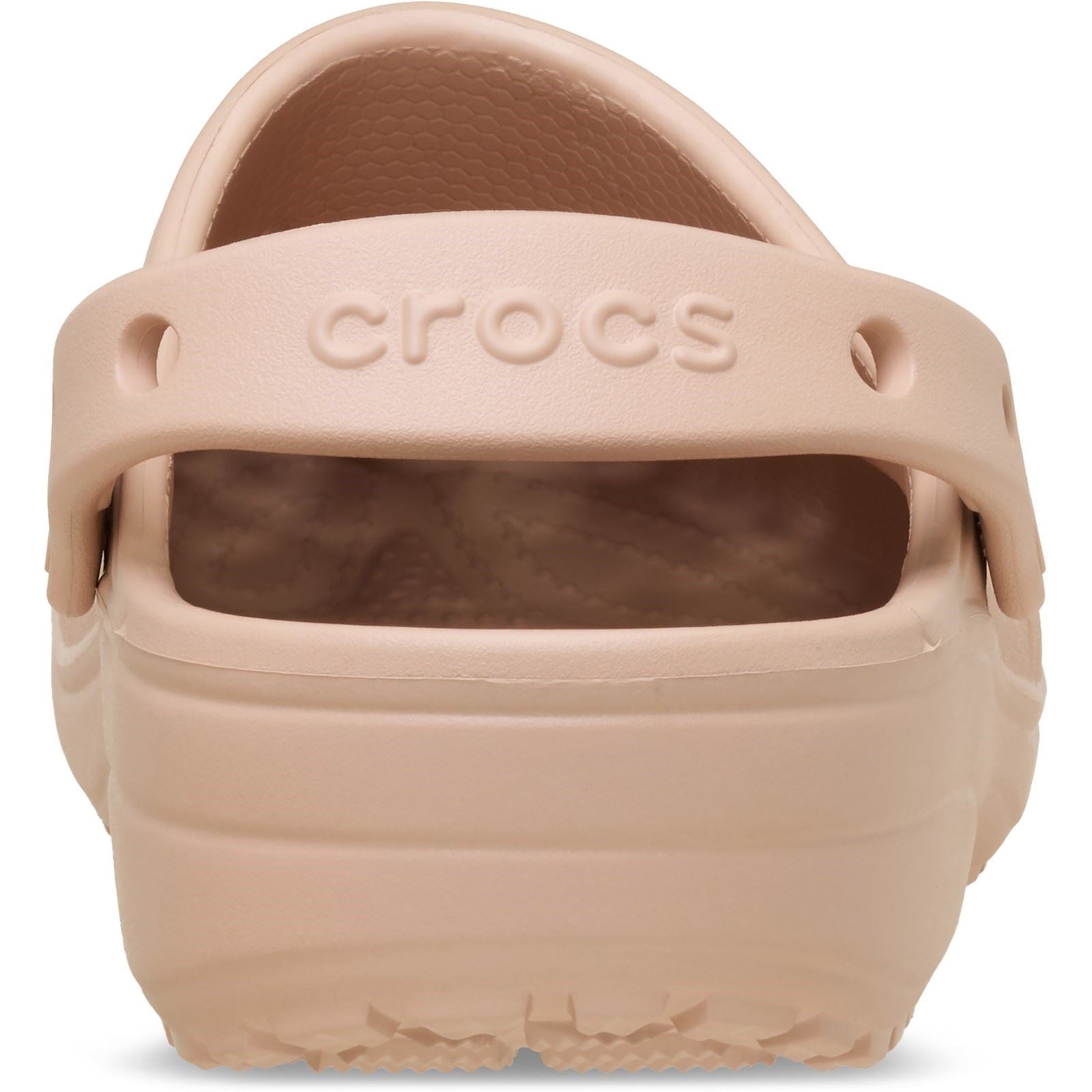 Crocs Classic Floral Cut Out Thermoplastic Pink Caramel Clogs