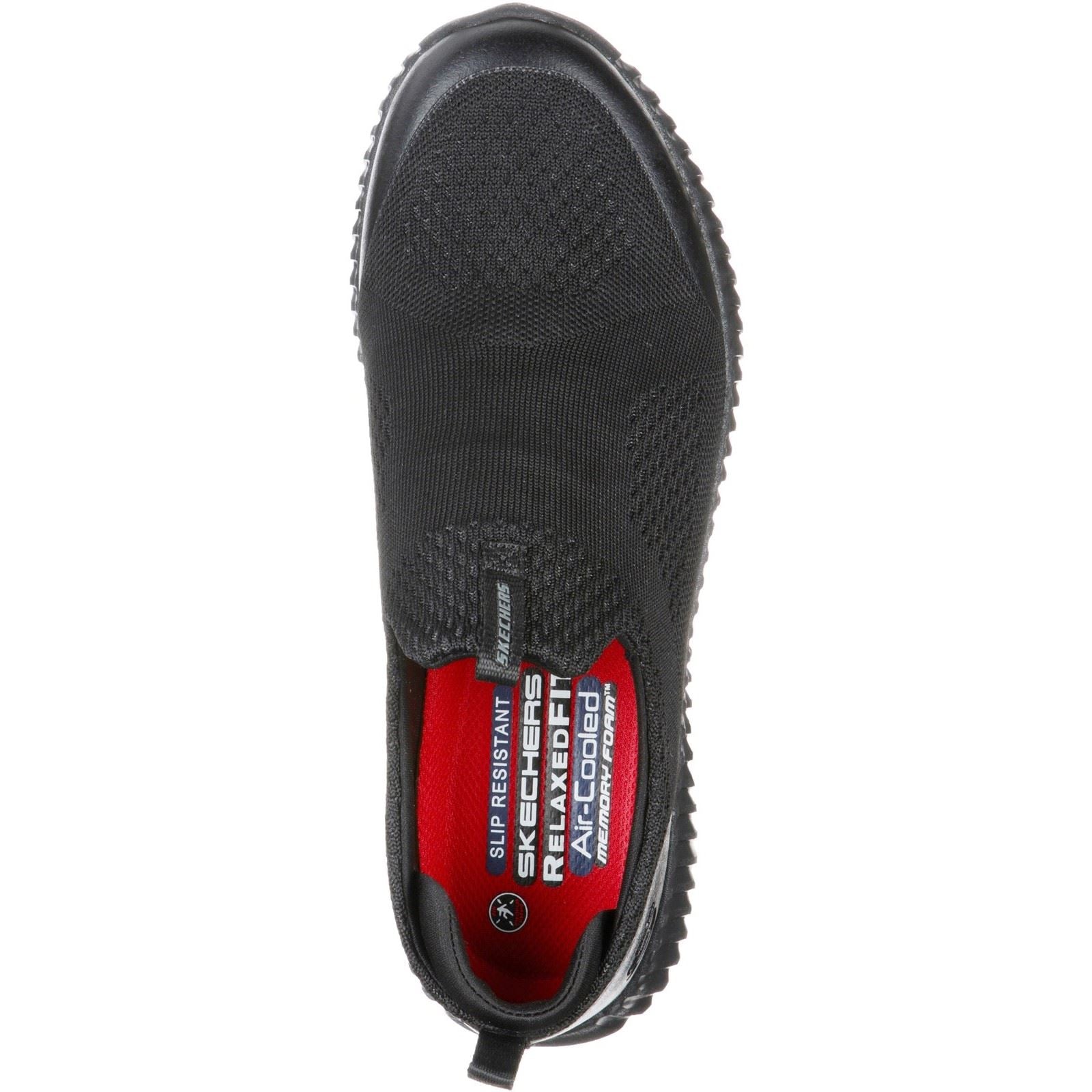 Skechers Workwear Cessnock Textile Men's Black Sneakers