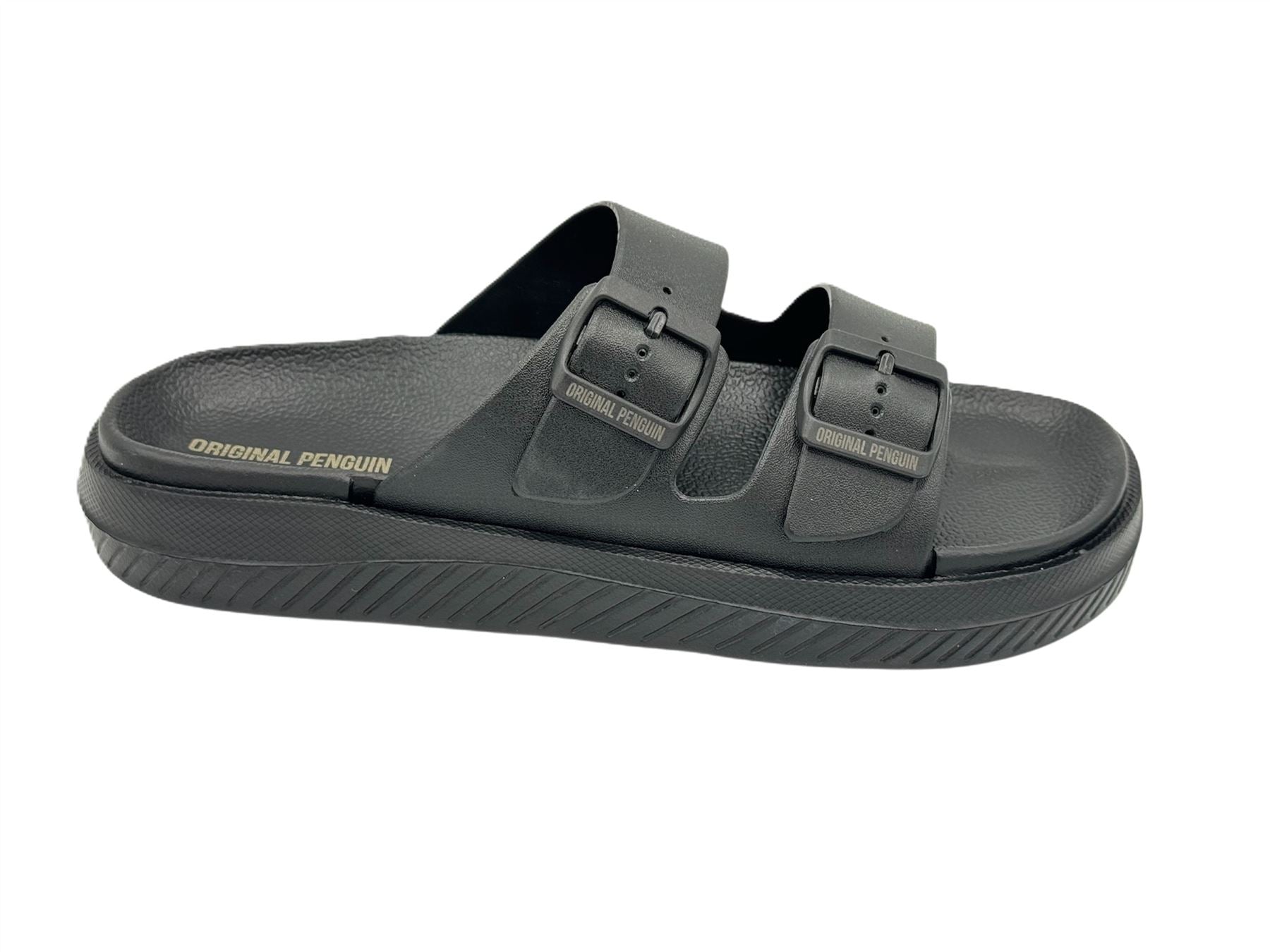 Penguin Playa Men's Black Sandals