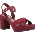 Hush Puppies Ophelia Suede Women's Bordeaux Sandals