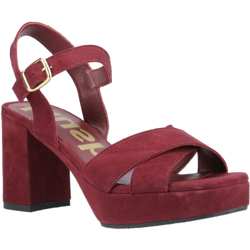 Hush Puppies Ophelia Suede Women's Bordeaux Sandals