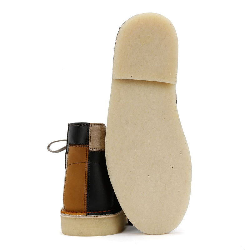 Clarks Originals Desert Patch Suede Men's Multi Brown Boots