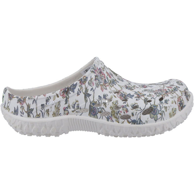 Muck Boots Muckster Lite Synthetic Light Grey/Floral Print Clogs