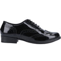 Hush Puppies Kada Women's Patent Leather Black Brogues