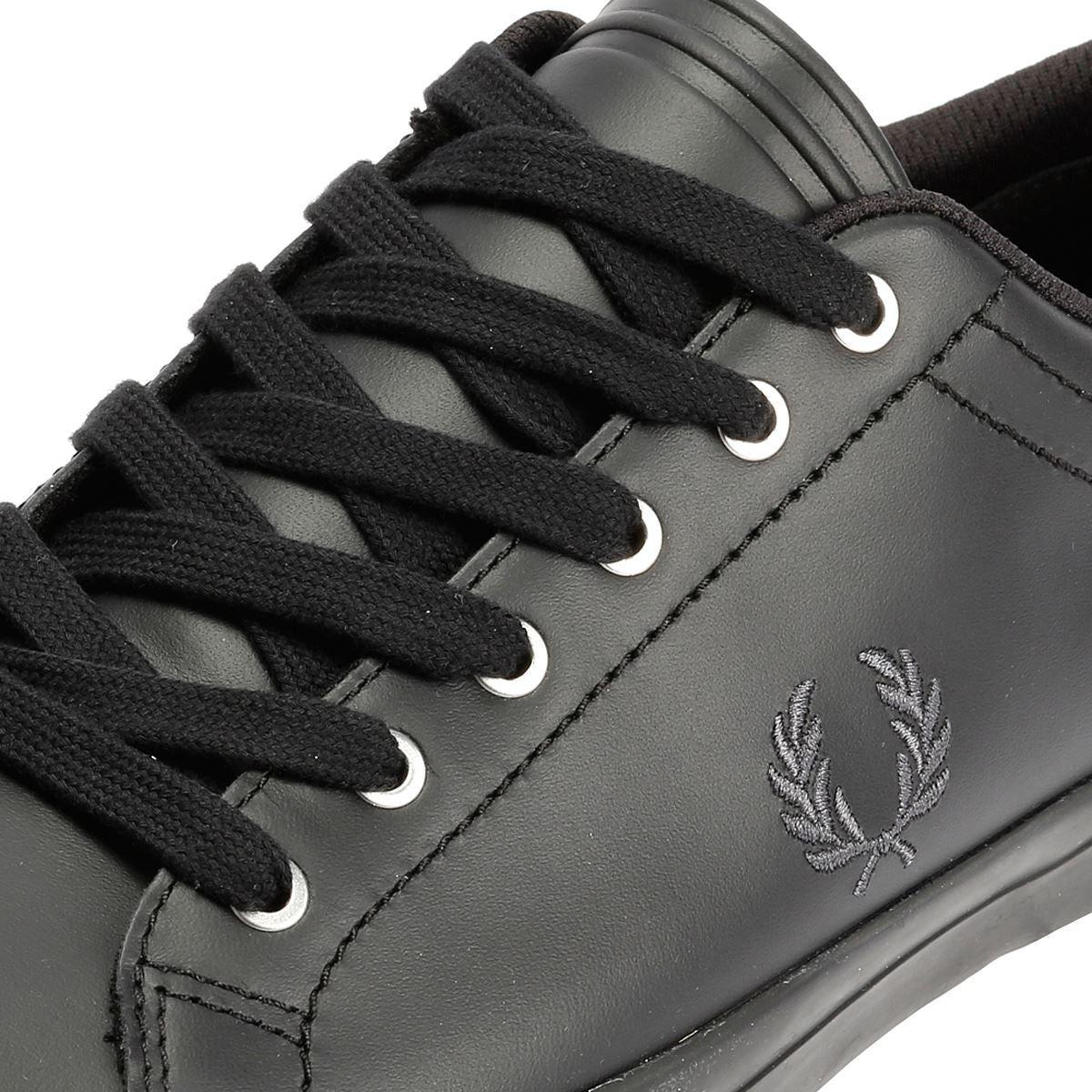 Fred Perry Baseline Leather Men's Black Sneakers