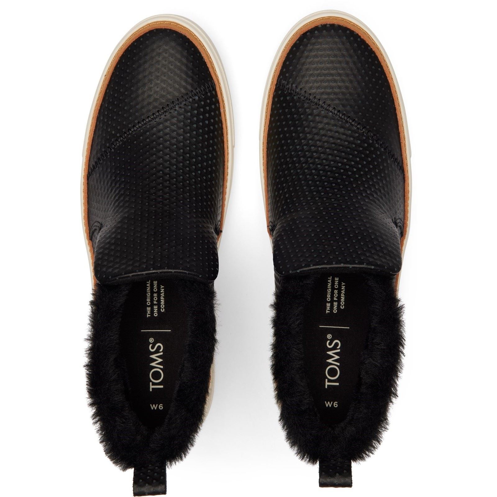 TOMS Paxton Leather Blend Women's Black Boots