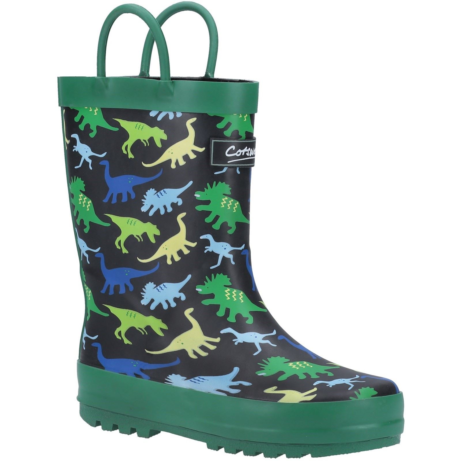 Cotswold Sprinkle Rubber Dinosaur Wellington Boots
