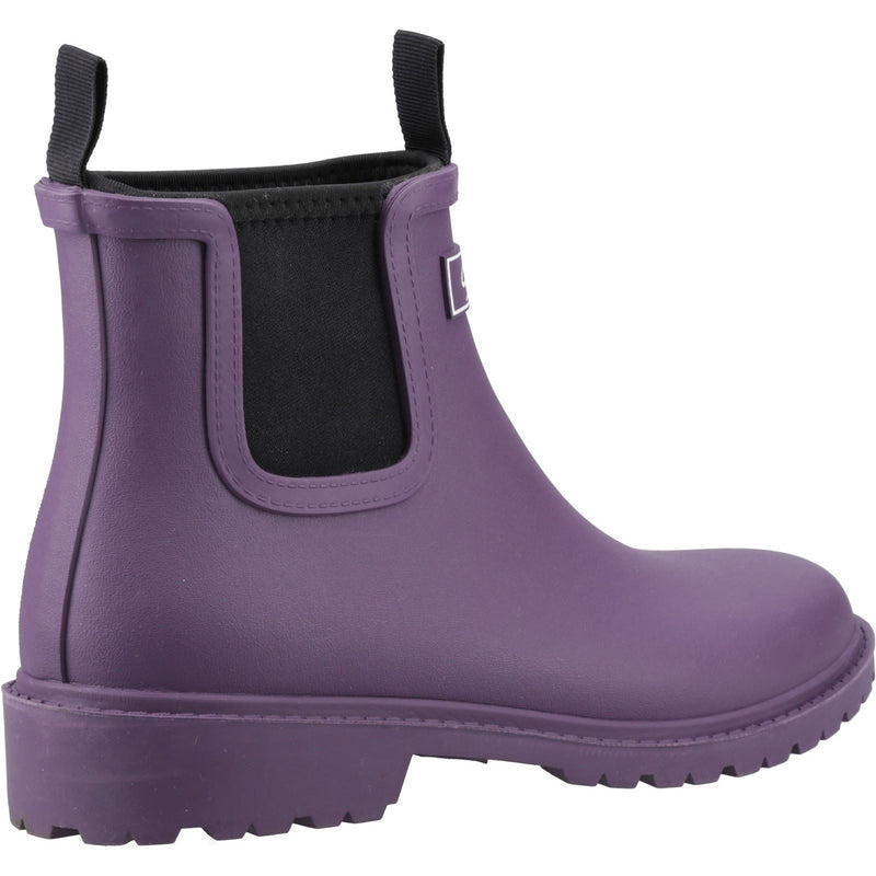 Cotswold Barton Synthetic Women's Purple Wellington Boots