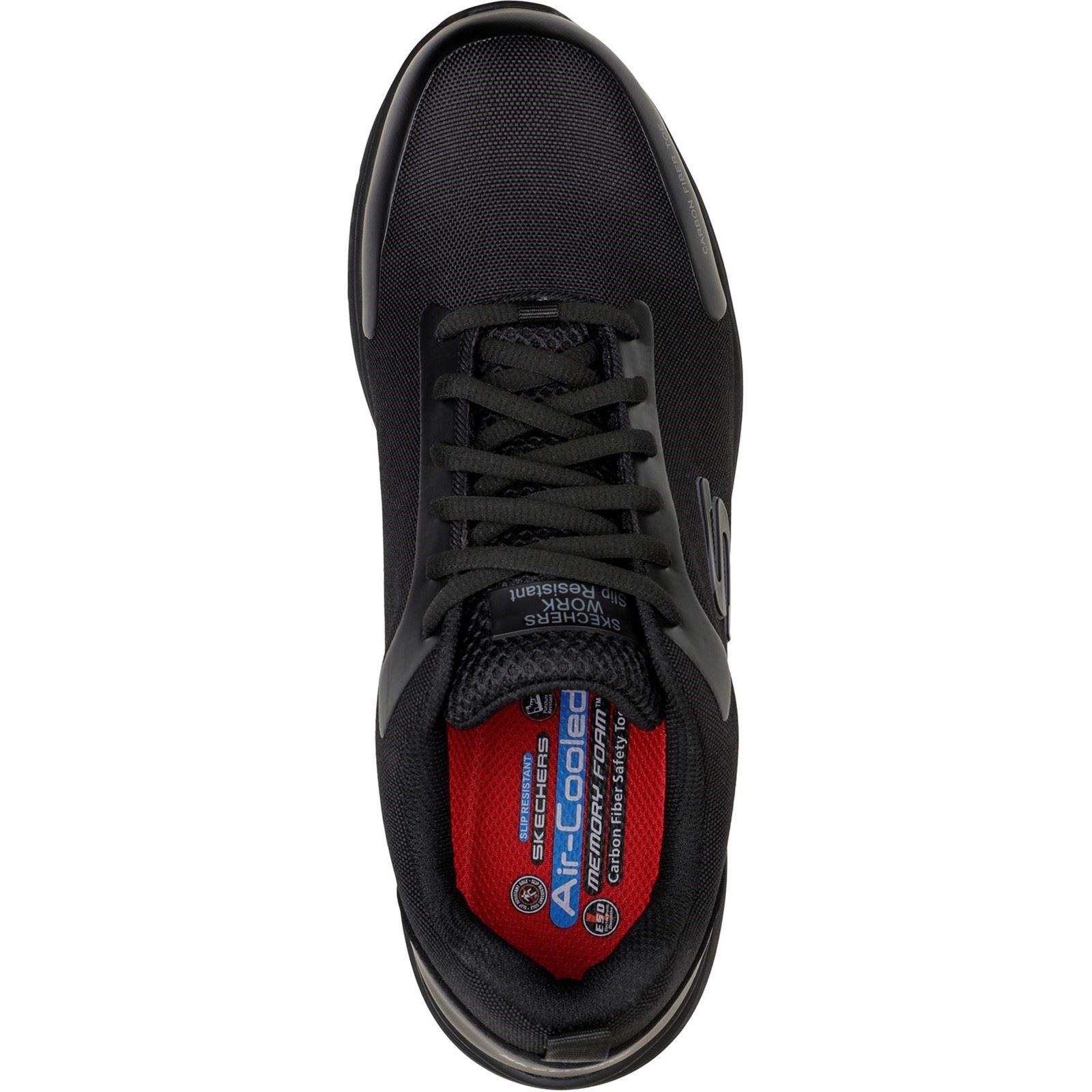 Skechers Workwear Ulmus SR Safety Toe Mesh Men's Black Safety Sneakers
