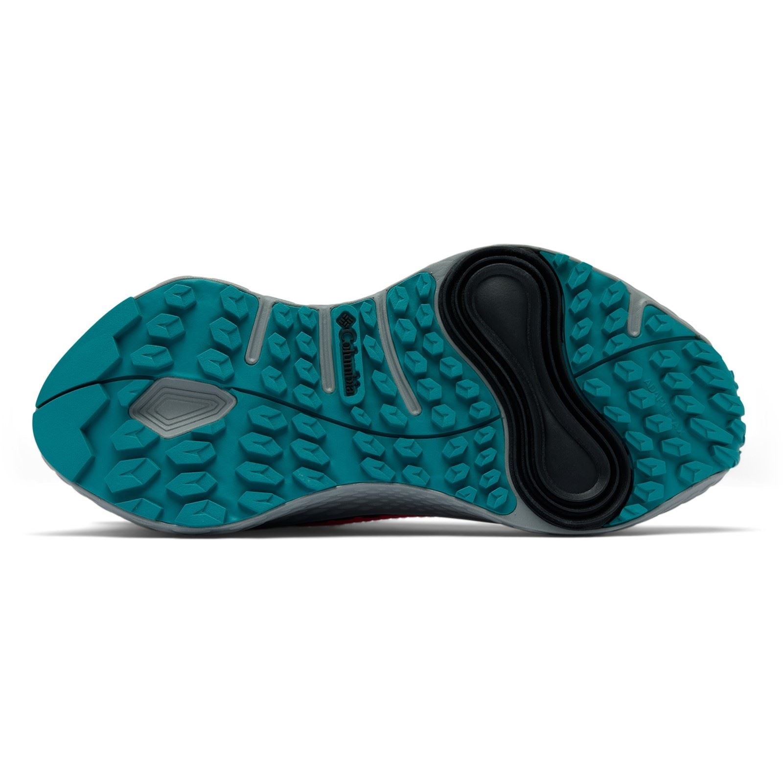 Columbia Konos Trillium Polyester Men's Neon Sunrise/Teal Chloride Sneakers