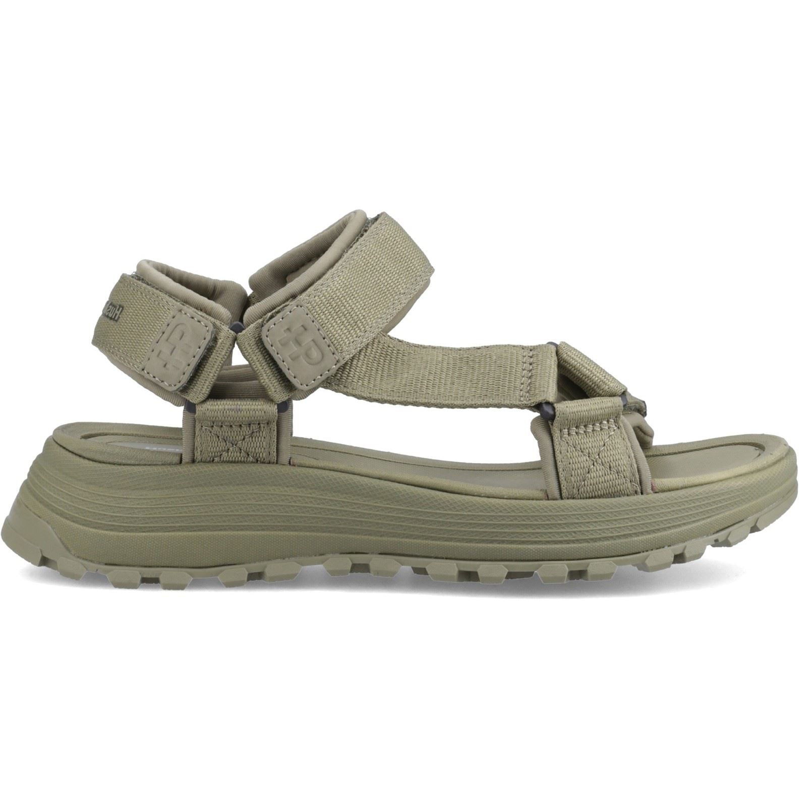 Hush Puppies Kendra Textile Women's Khaki Sandals