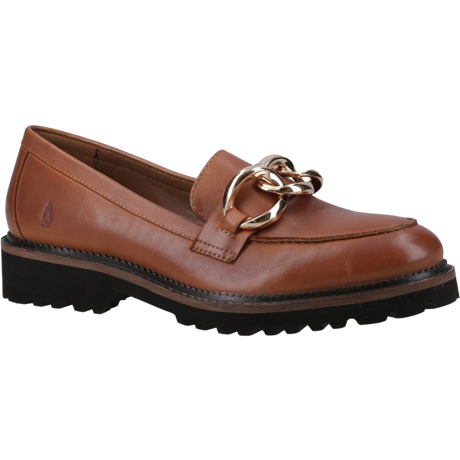 Hush Puppies Gianna Leather Women's Tan Loafers
