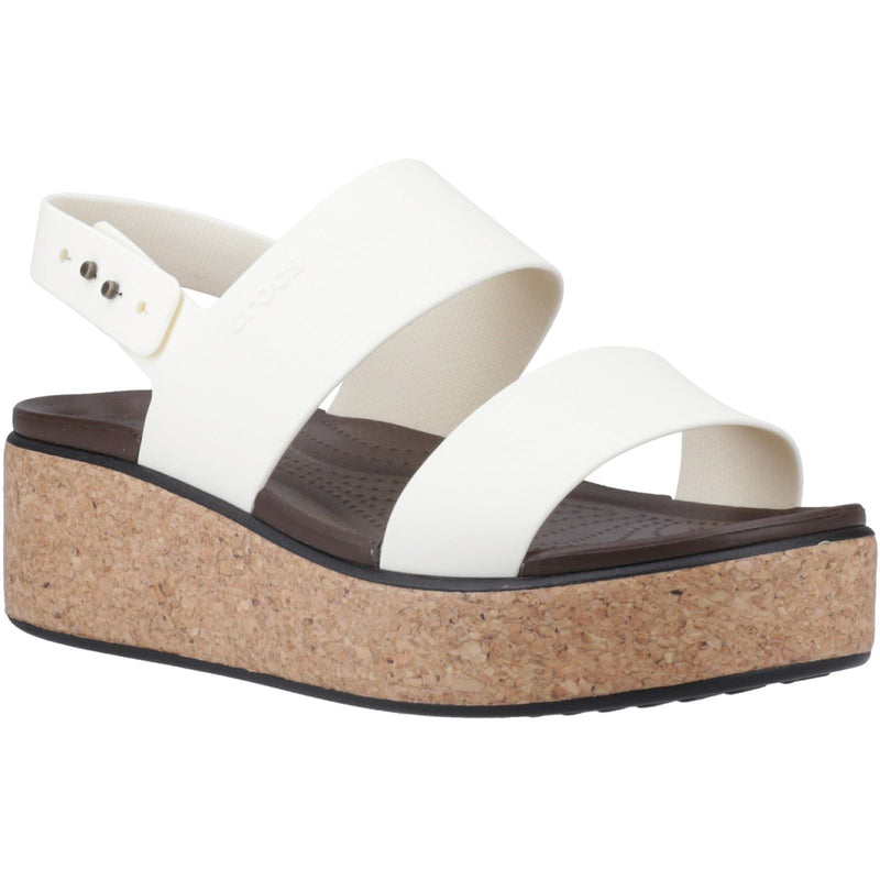 Crocs Brooklyn Cork Women's Chalk Sandals