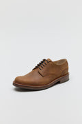 Chapman & Moore Plain Derby Country Oiled Leather Men's Tan Shoes