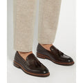 Dune Shaw Leather Men's Brown Loafers