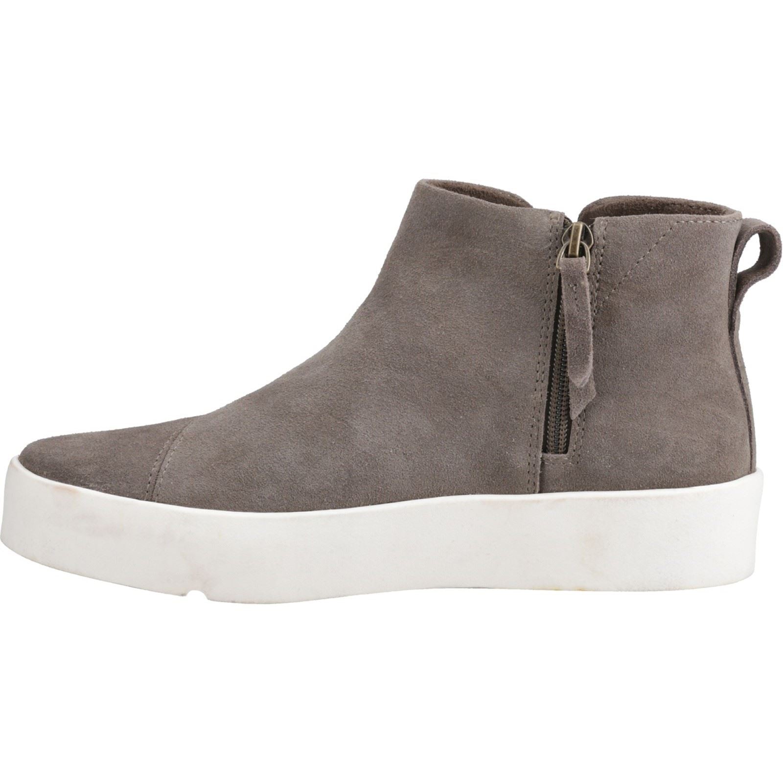 TOMS Verona Mid Leather Women's Grey Boots