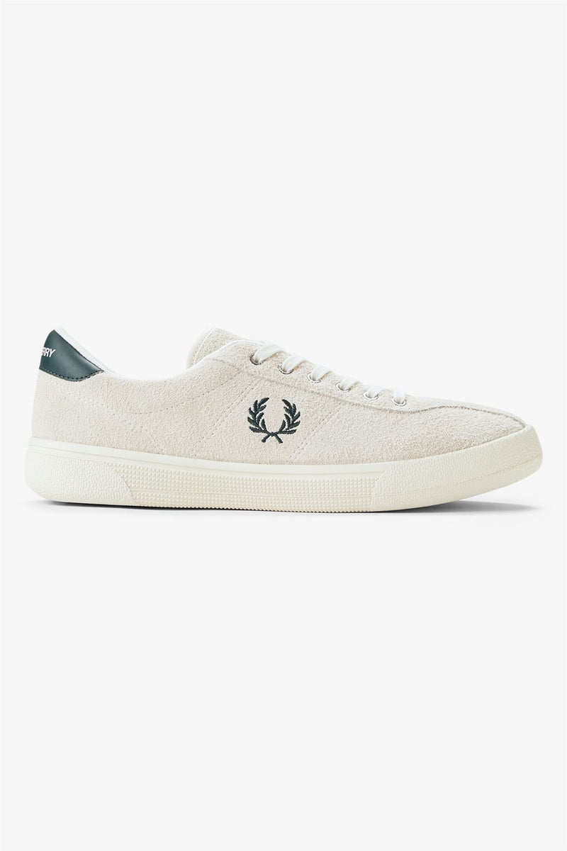 Fred Perry Tennis Shoe Suede Men's Ecru/Grassroot Sneakers