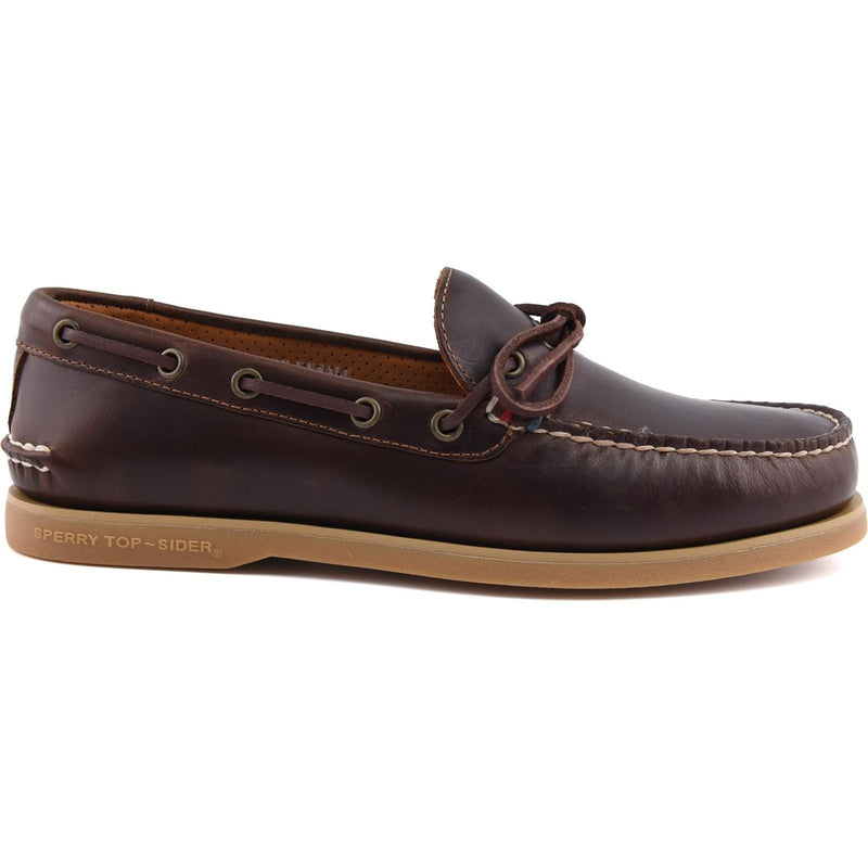 Sperry Gold Cup Authentic Original 1 Eye Leather Men's Brown Boat Shoes