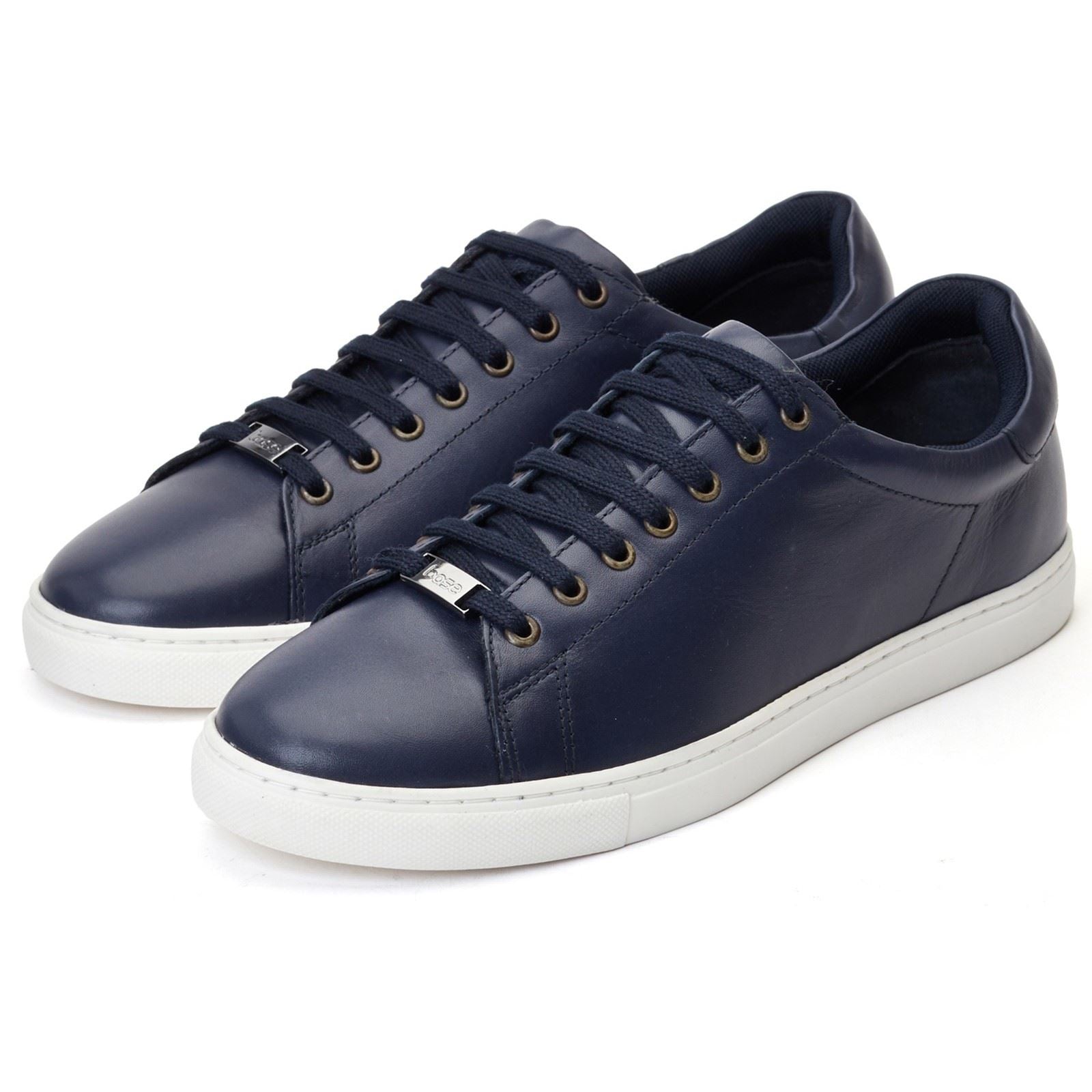 Base London Tucker Leather Men's Navy Sneakers