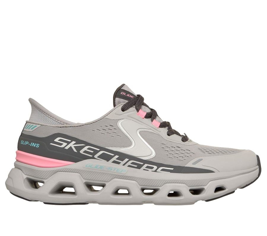 Skechers Slip-Ins Glide Step Altus Mesh Women's Gray Sneakers