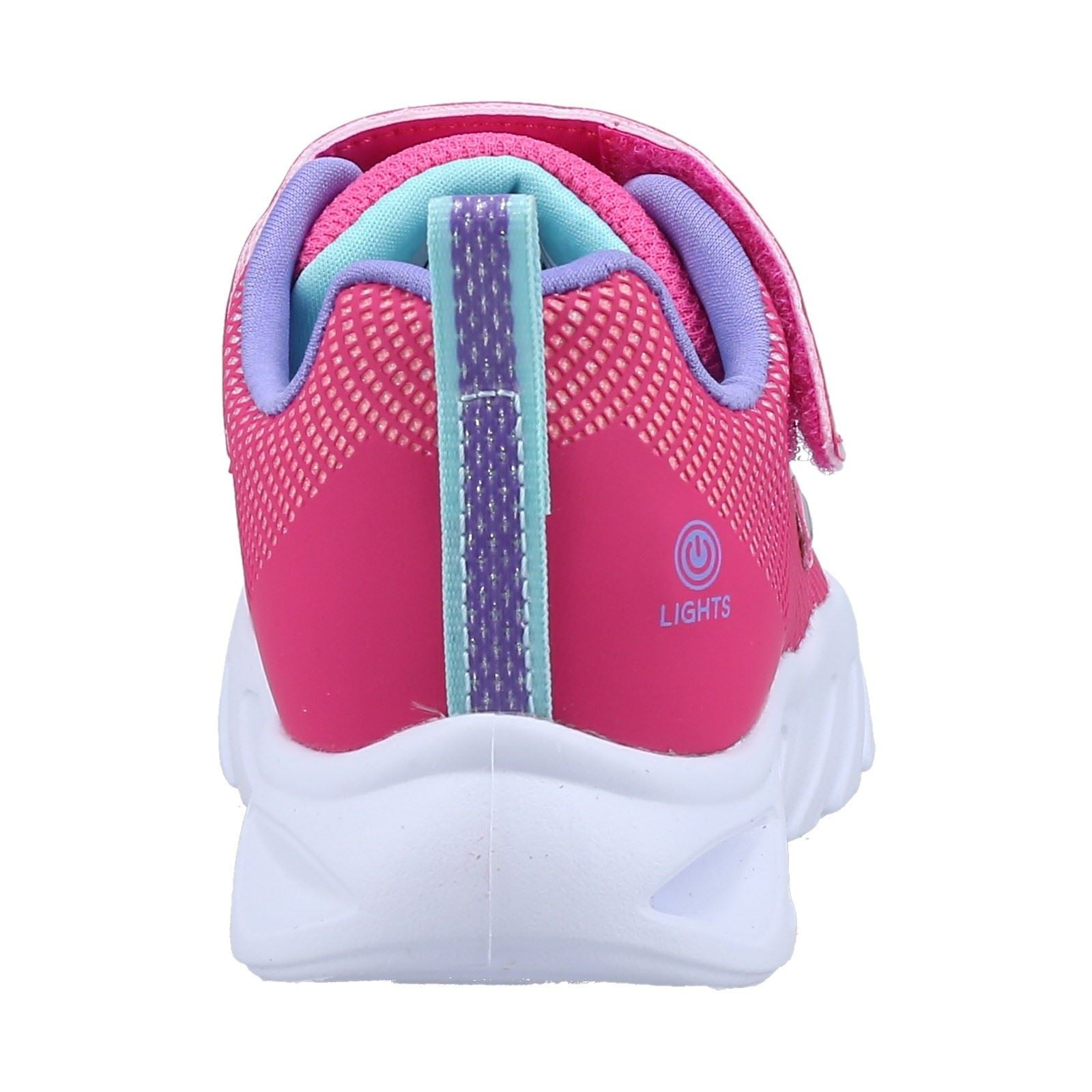 Skechers Flicker Flash Girl's Pink/Multi Trainers