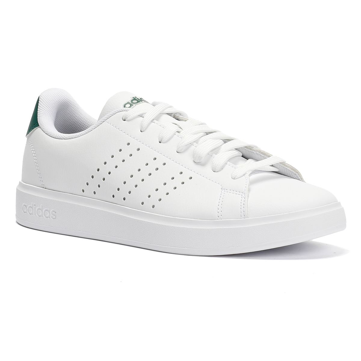 Adidas Advantage 2.0 White/Green Sneakers