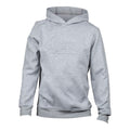 Hard Yakka Embossed Pullover Cotton Men's Grey Hooded Sweatshirt