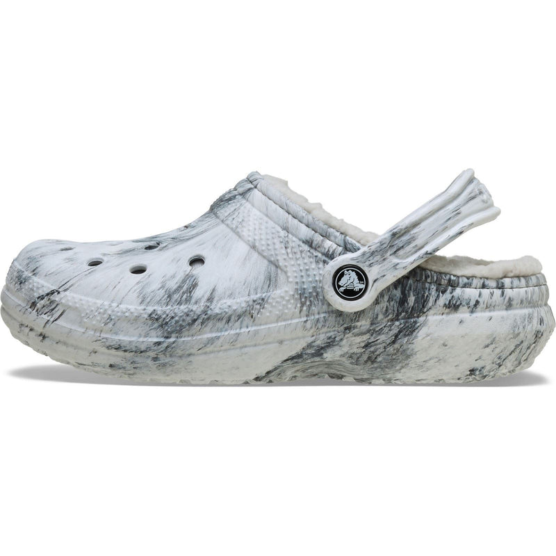 Crocs Classic Lined Clog Thermoplastic Women's Grey Swirl Clogs