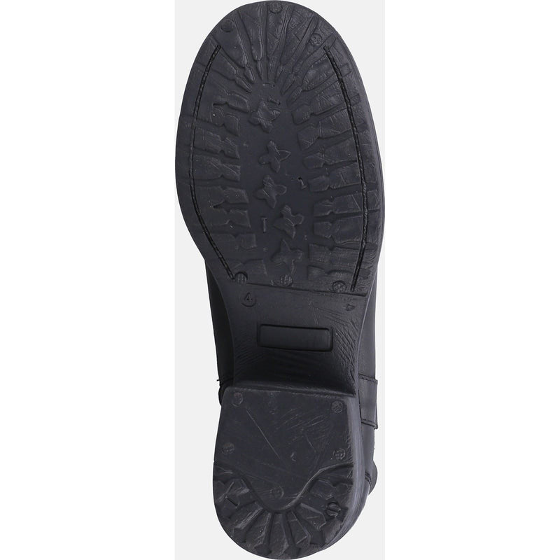 Hush Puppies Saskia Leather Women's Black Boots