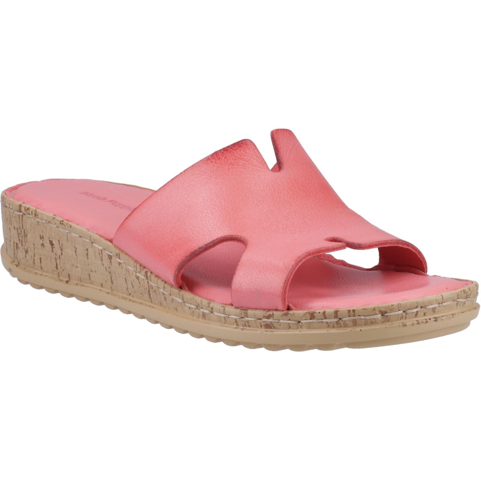 Hush Puppies Eloise Leather Women's Coral Sandals