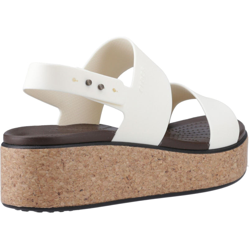 Crocs Brooklyn Cork Women's Chalk Sandals