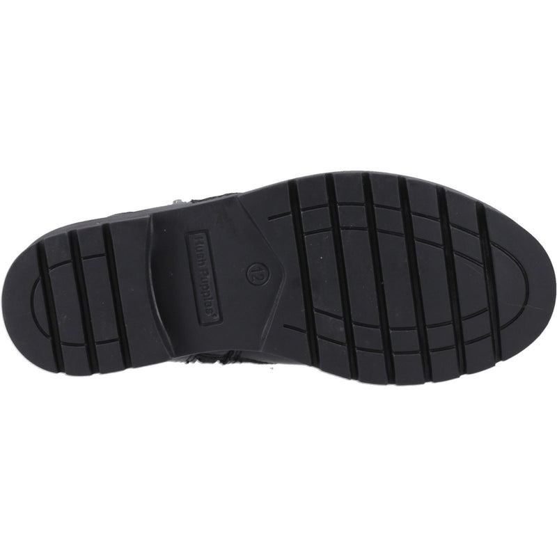 Hush Puppies Liana Leather Girls's Black Boots