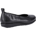 Hush Puppies Skylar Leather Women's Black Flats