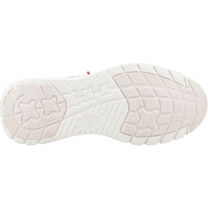 HEYDUDE Sirocco Alta Boho Synthetic Blend Women's Rose Pink Sneakers