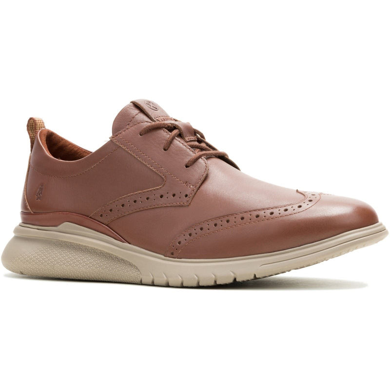 Hush Puppies Advance Leather Men's Cappucino Lace-Up Shoes
