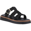 Hush Puppies Celeste Slide Leather Women's Black Sandals