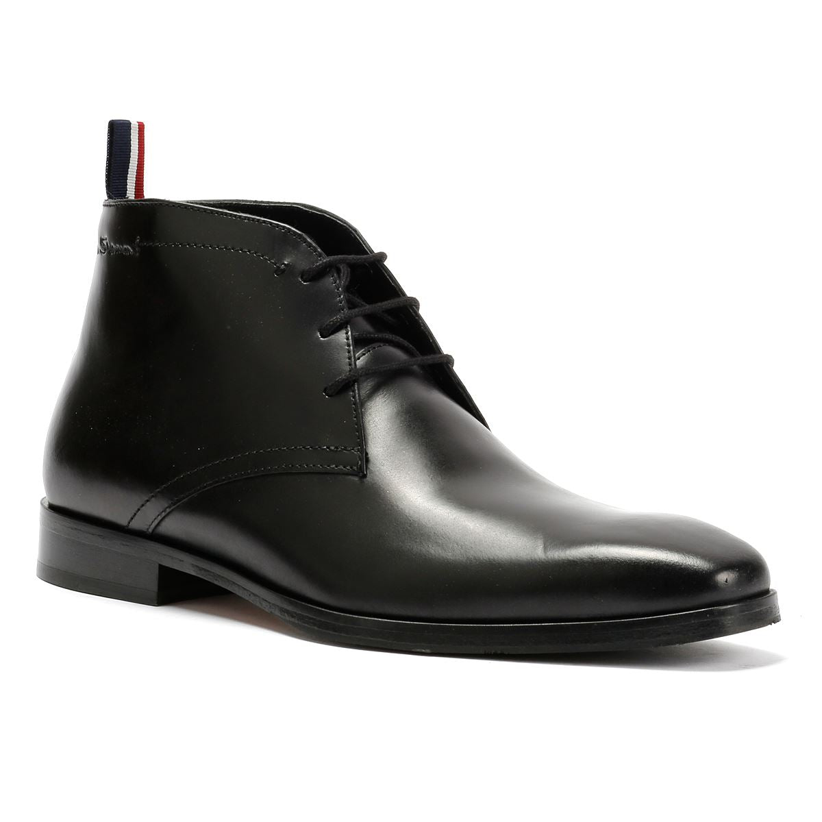 Ben Sherman London Brush Off Leather Men's Black Boots