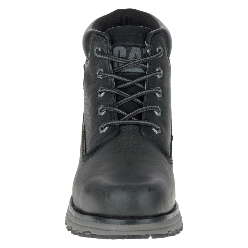 Caterpillar Founder Nubuck Leather Men's Black Ankle Boots