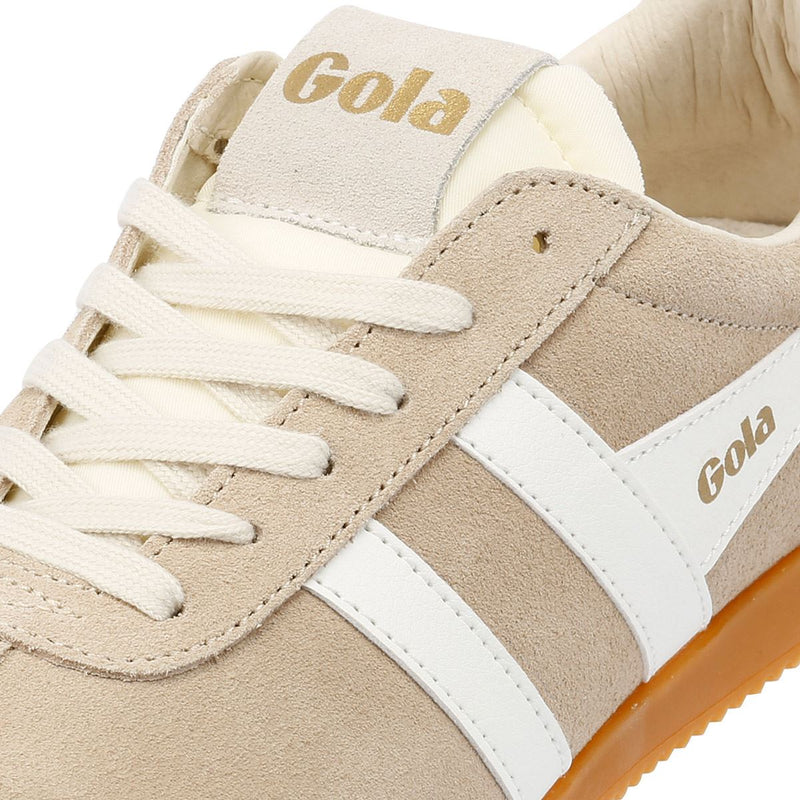 Gola Elan Suede Women's Bone/White Sneakers