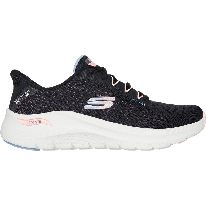 Skechers Arch Fit 2.0 Fresh Pace Textile Women's Black/Multi Sneakers