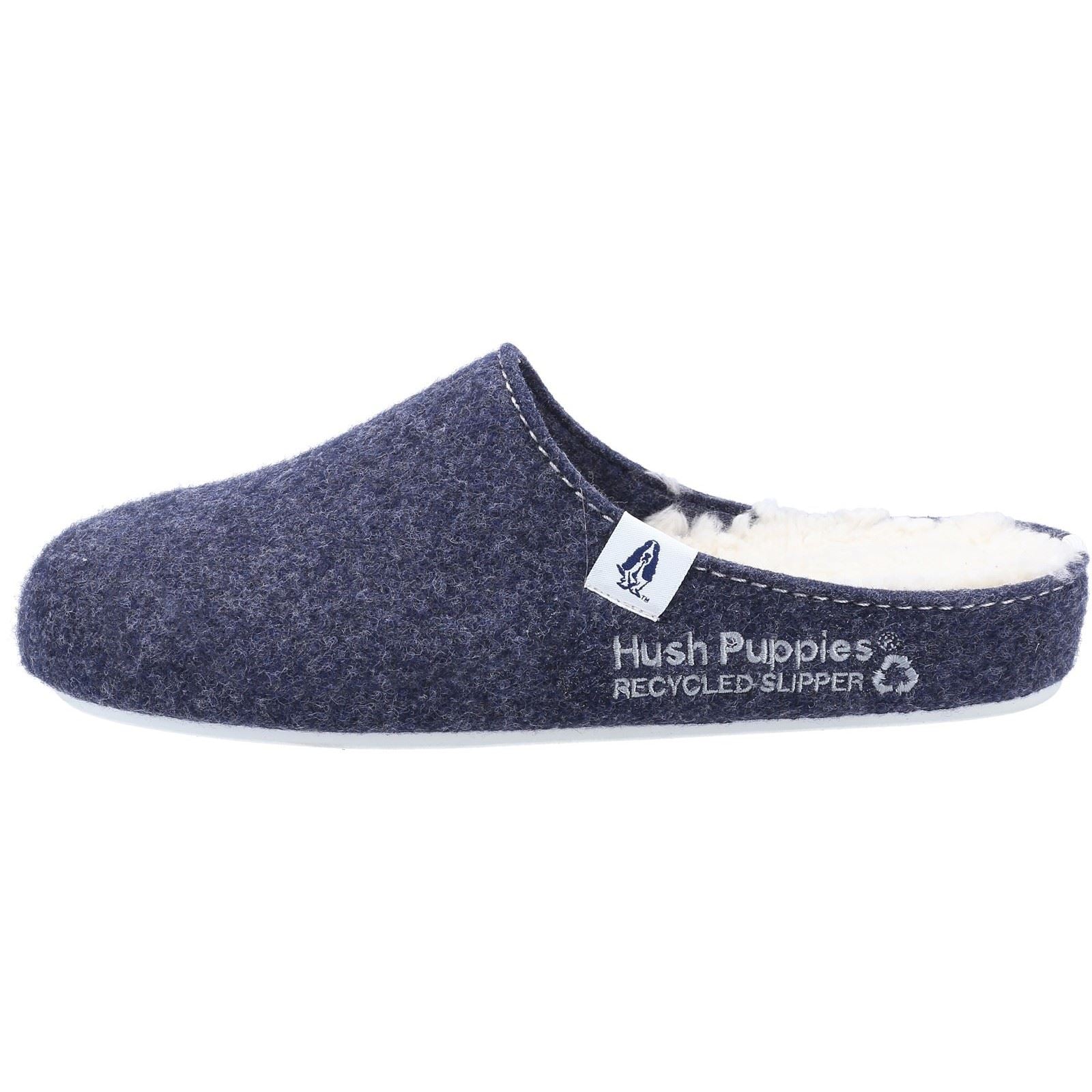 Hush Puppies The Good 90% Recycled RPET Synthetic Women's Navy Slippers