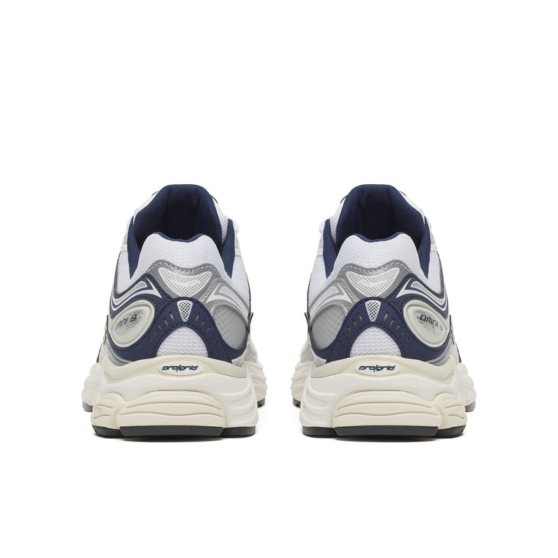 Saucony ProGrid Omni 9 White/Navy Sneakers